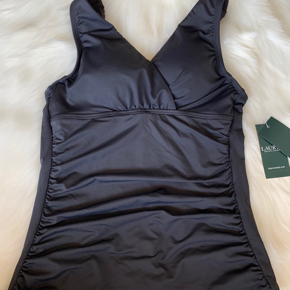 Lauren Ralph Lauren Swim Suit Top Tankini Size 4